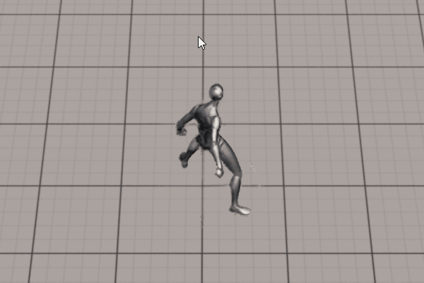 Rotation du personnage suivant le curseur